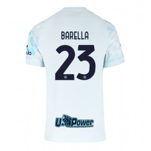 Inter Milan Nicolo Barella #23 Udebanetrøje 2025-26 Kortærmet